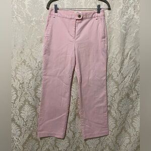 Pastel pink straight leg pants